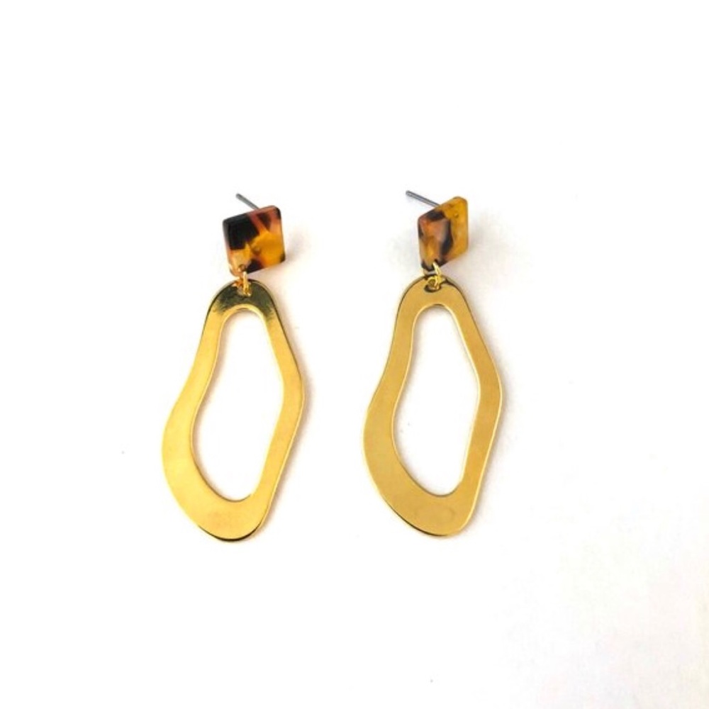 Abstract Earrings - Picture 2 of 3